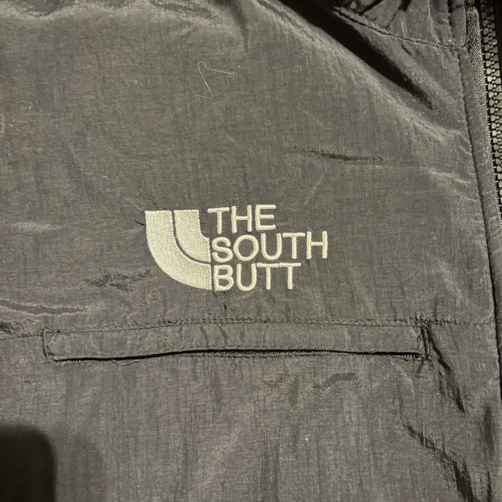 COPY - Preowned condition original 2010 “ The South Butt” jacket. Size Men’s XXL